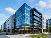 Cam cepheli ofis binası